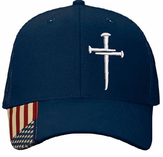 Premium Christian Snapback Hat for Men and Women Featuring Jesus 3 Nail Cross Design with Complimentary 4" Decal - Machine Washable and Versatile Fit (Size 6 1/2" to 7-7 3/4")