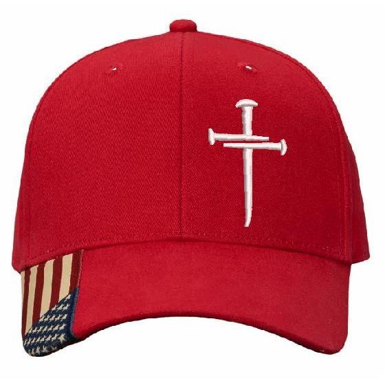 Premium Christian Snapback Hat for Men and Women Featuring Jesus 3 Nail Cross Design with Complimentary 4" Decal - Machine Washable and Versatile Fit (Size 6 1/2" to 7-7 3/4")