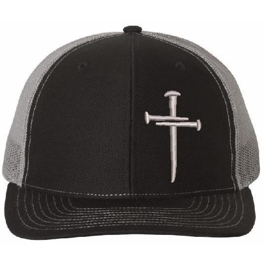 Premium Christian Snapback Hat for Men and Women Featuring Jesus 3 Nail Cross Design with Complimentary 4" Decal - Machine Washable and Versatile Fit (Size 6 1/2" to 7-7 3/4")